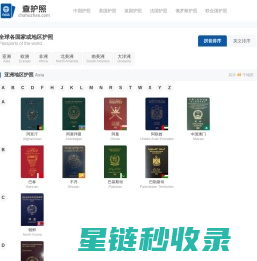 全球各国护照签证查询 护照大全 查护照